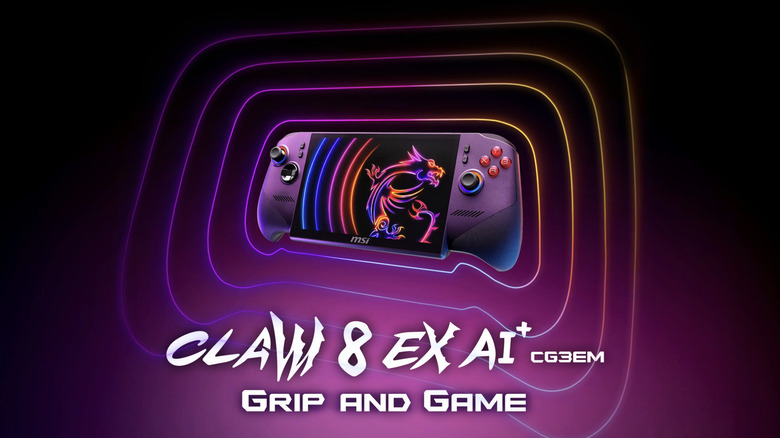 MSI’s Claw 8 EX AI+ handheld comes out on June 23