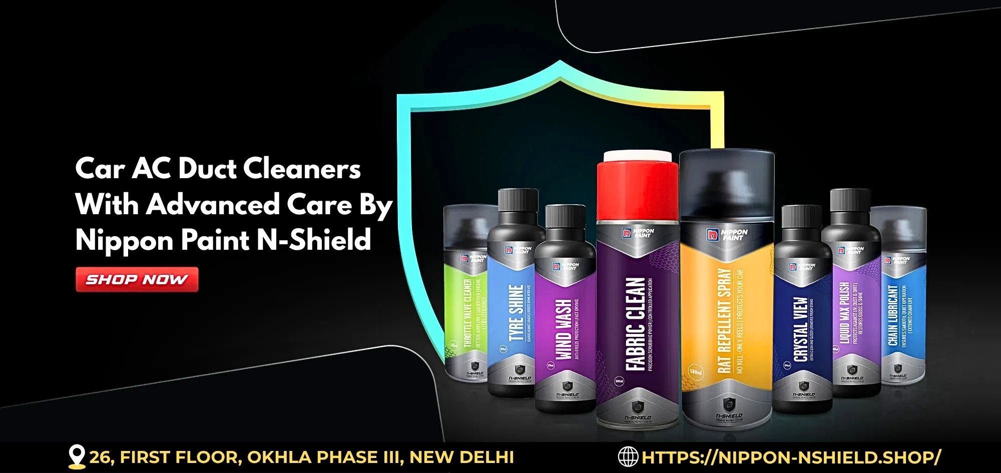 Nippon Paint N-Shield Premium Car AC Cleaning Products