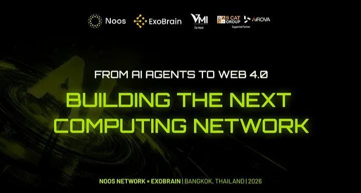 Noos Network & ExoBrain Thailand Conference Wraps Up Successfully: AI Agent Economy Rises Across…
