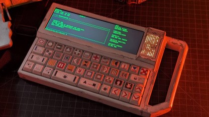 Portabler Computer aus dem Film: Alien trifft Raspberry Pi