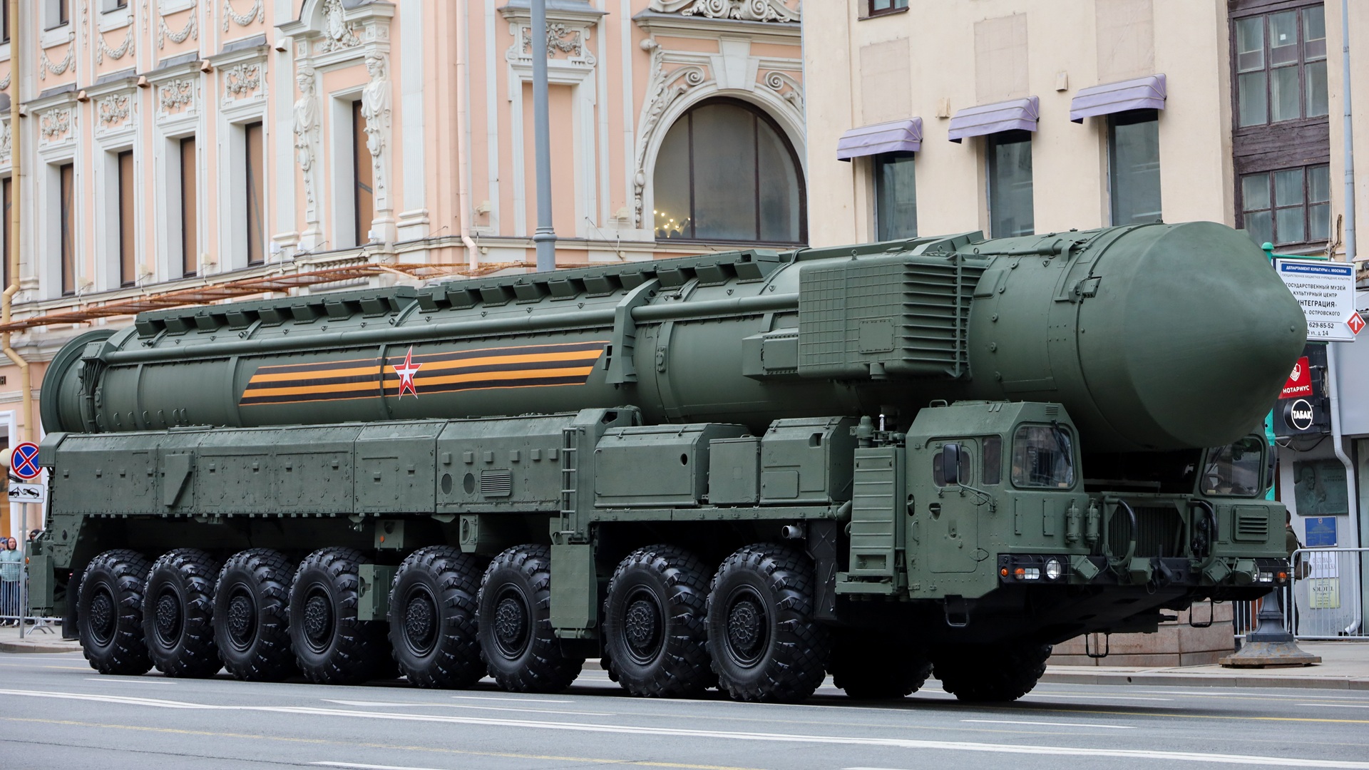 Russia signals nuclear-capable missile test ahead of Victory Day parade