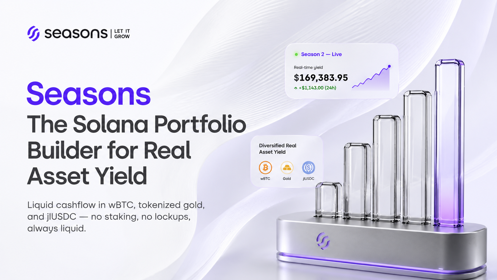 Seasons: The Solana Portfolio Builder Turning Yield Into Real Assets