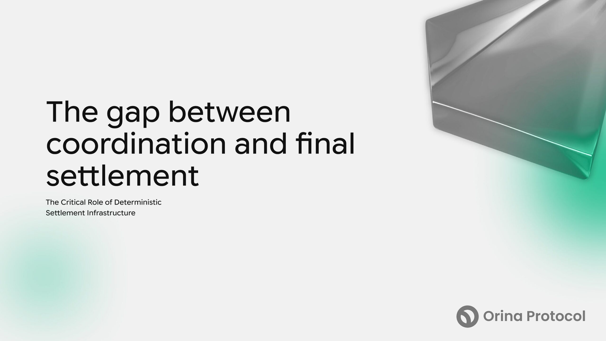 Settlement Integrity in Real-World Asset Commerce