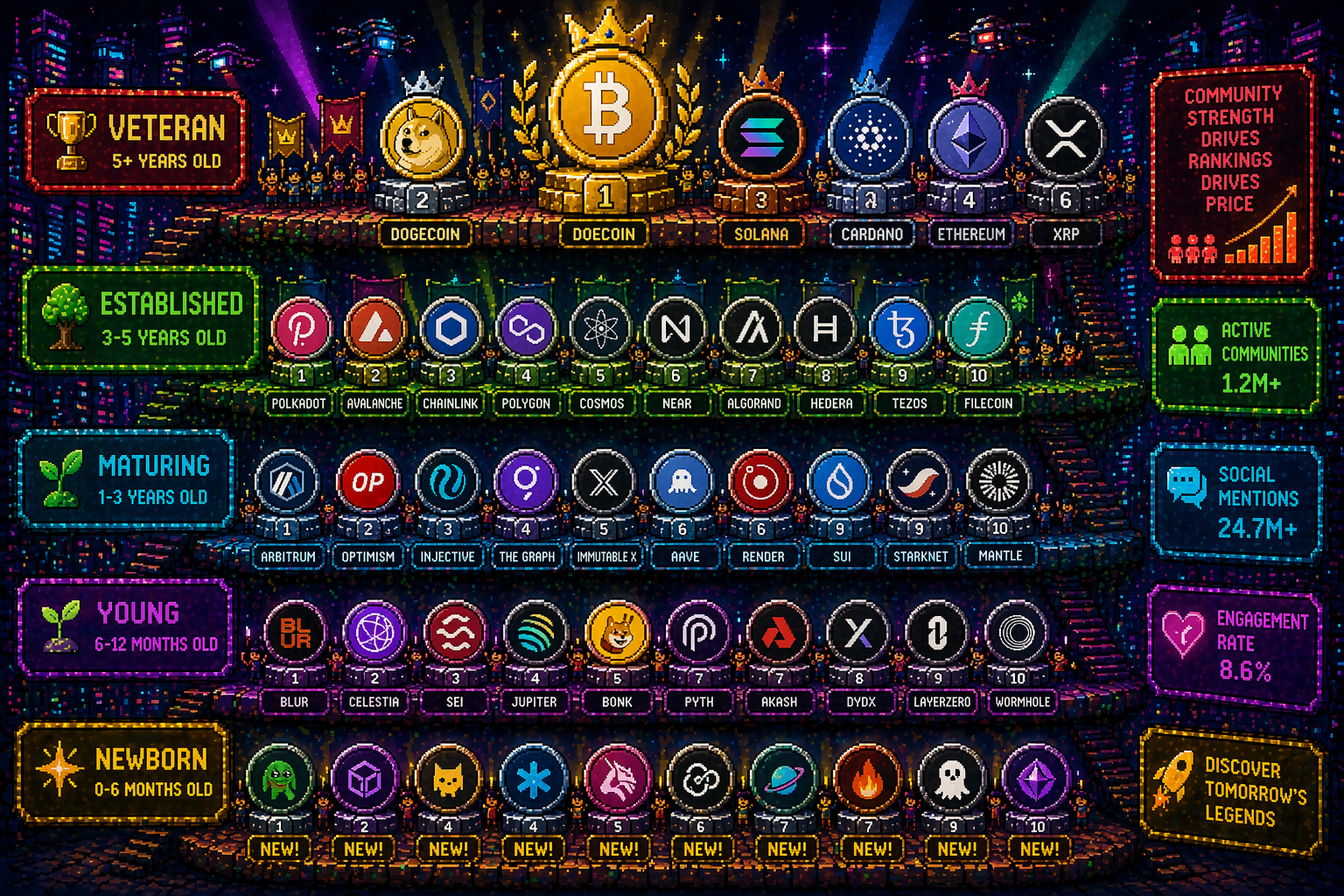 Social Performance Predicts Crypto Price. So We Built Rankings Around It.
