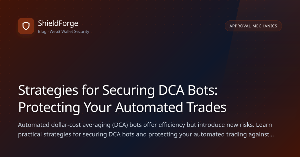 Strategies for Securing DCA Bots: Protecting Your Automated Trades