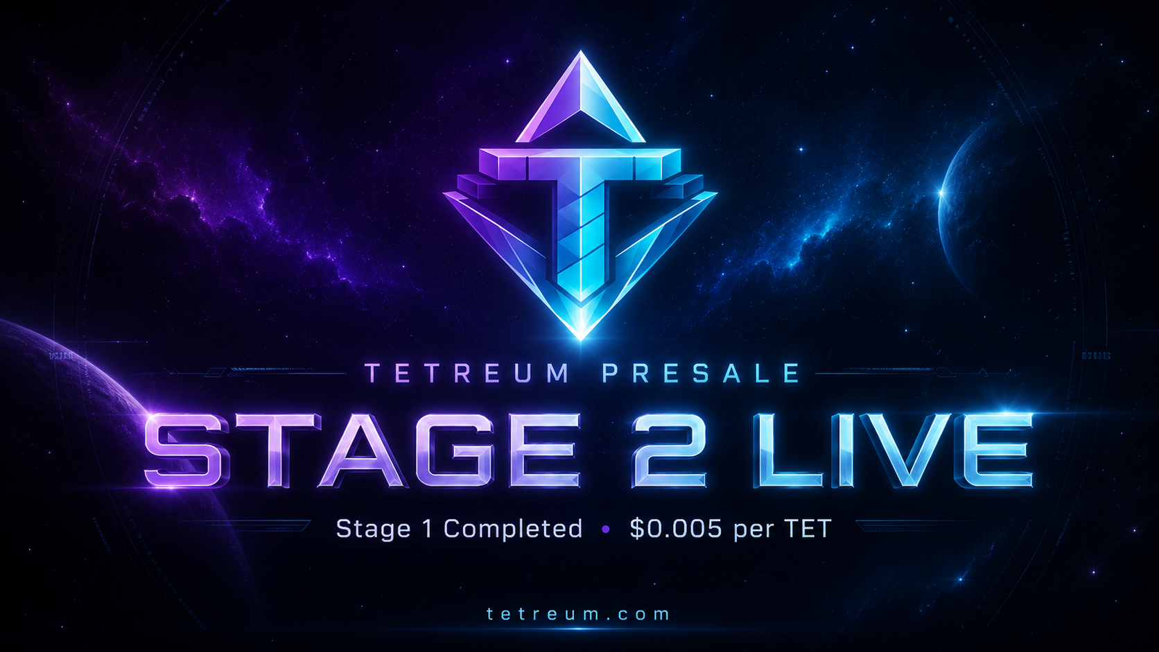 Tetreum Presale Enters Stage 2 as Stage 1 Comes to a Close