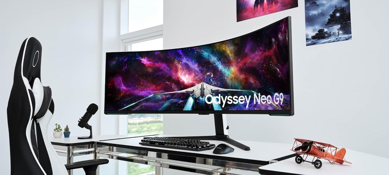 The giant 57-inch Samsung Odyssey Neo G9 gaming monitor is on sale for $600 off