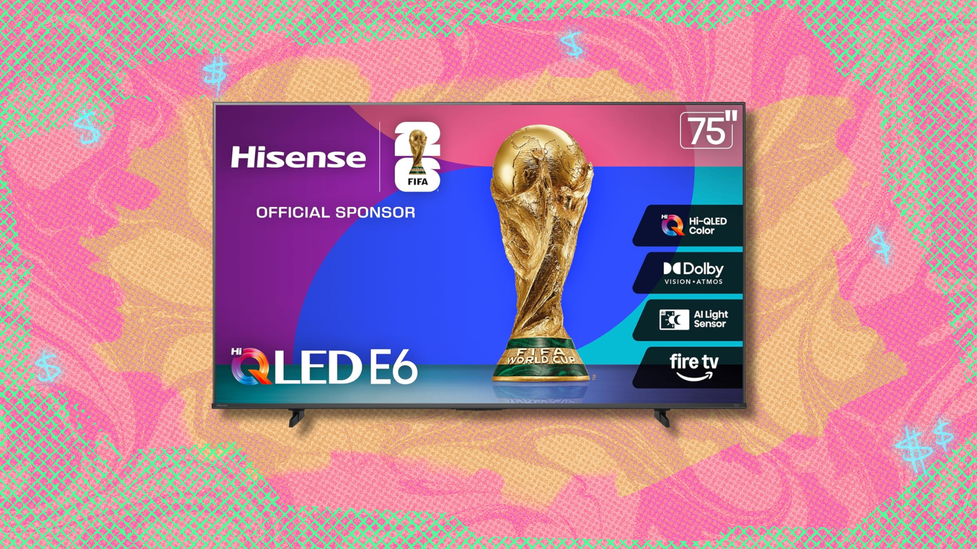The Hisense 75-inch E6 Cinema Series TV is under $500 at Amazon — save over $300
