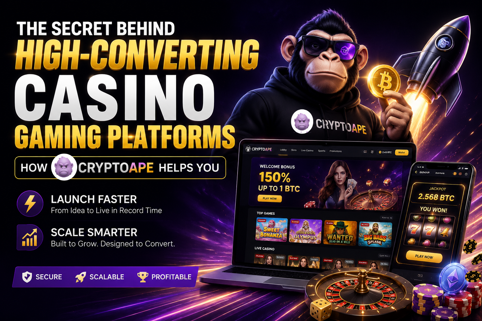 The Secret Behind High-Converting Casino Gaming Platforms: How CryptoApe Helps You Launch Faster…
