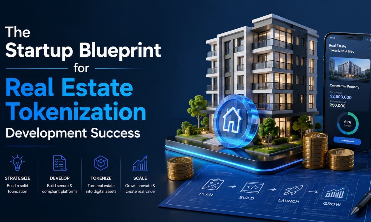 The Startup Blueprint for Real Estate Tokenization Development Success
