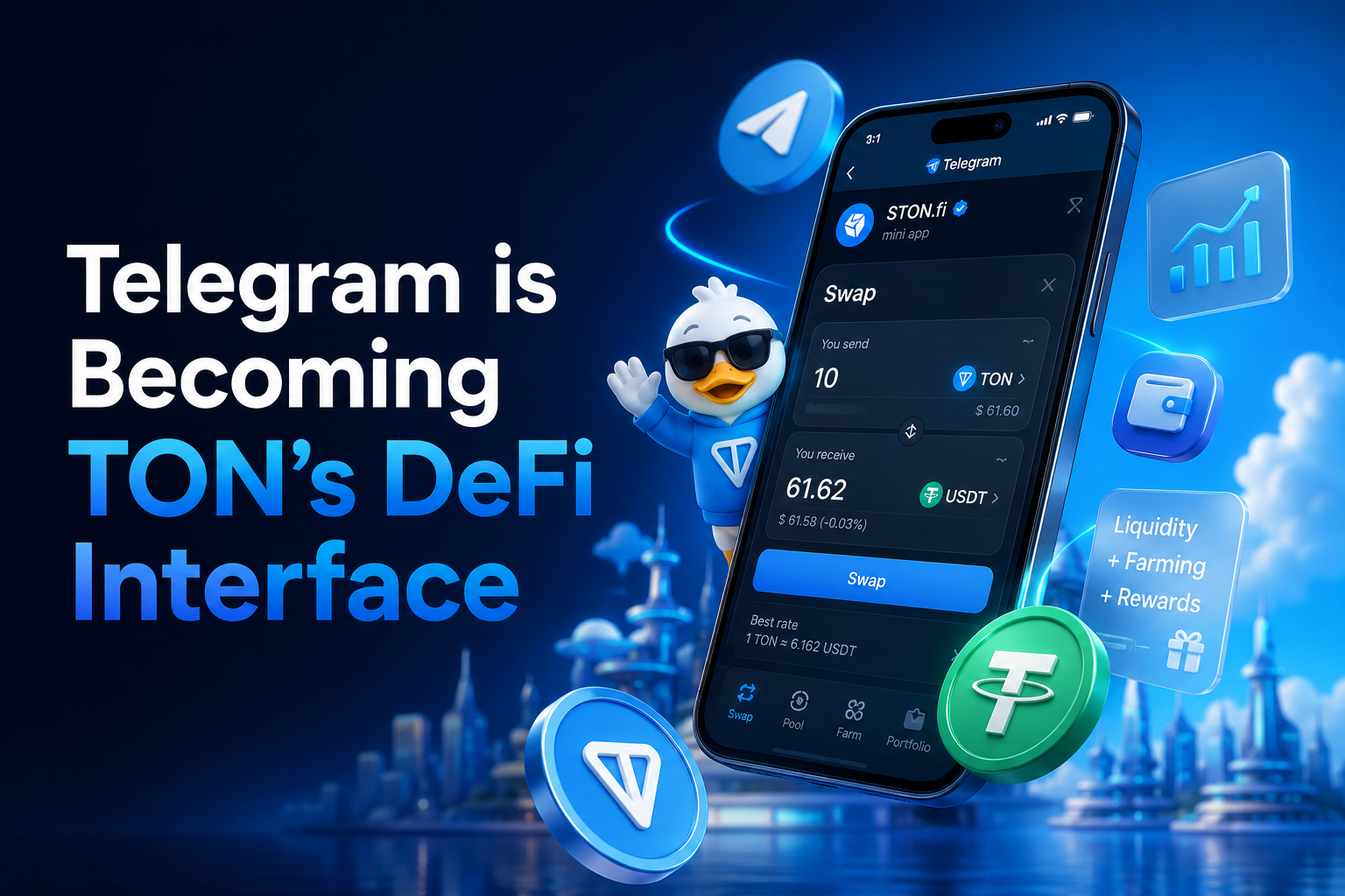 The Transformative Impact of STONfi’s Telegram Mini-App on Accessing TON DeFi