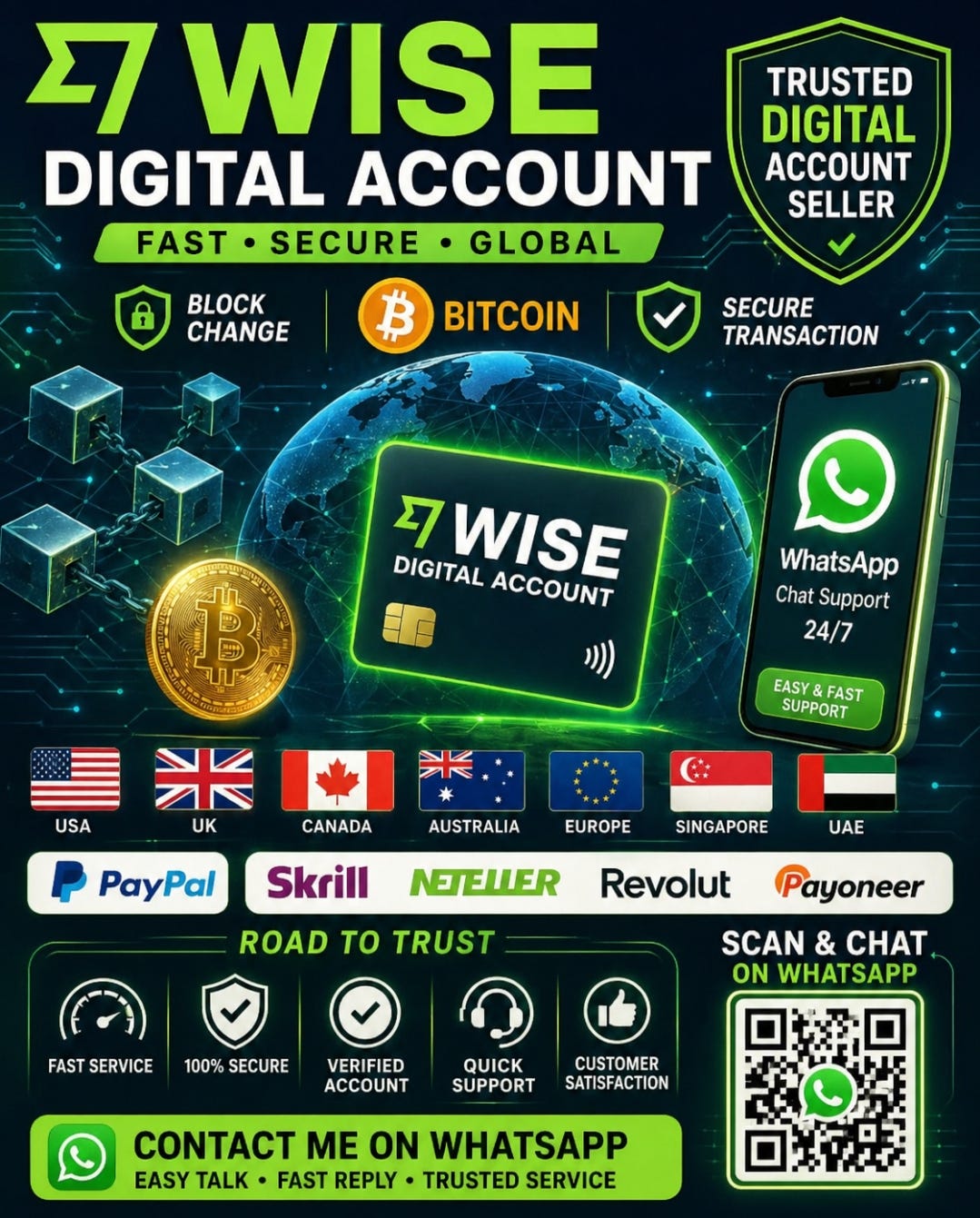 TransferWise Account Price In USA is a premium digital financial solution>>>