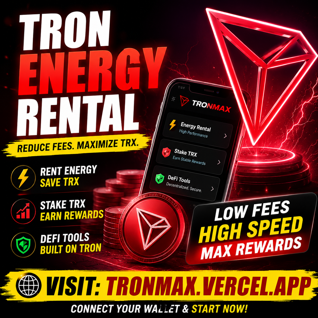 TRON Energy Rental and TRX DeFi Platform Guide
