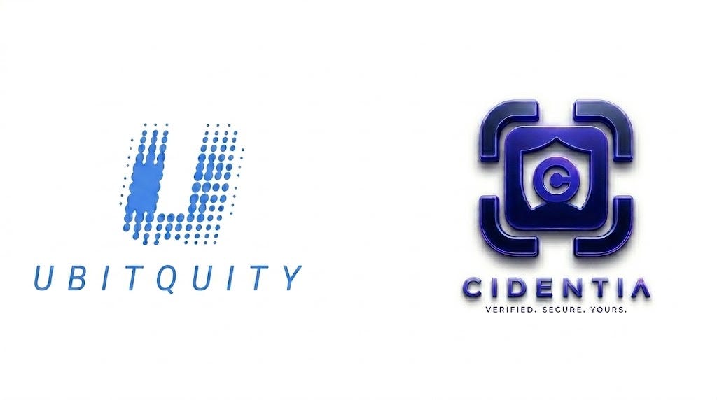 UBITQUITY, INC and Cidentia Announce Strategic Partnership to Develop Next-Generation Digital…