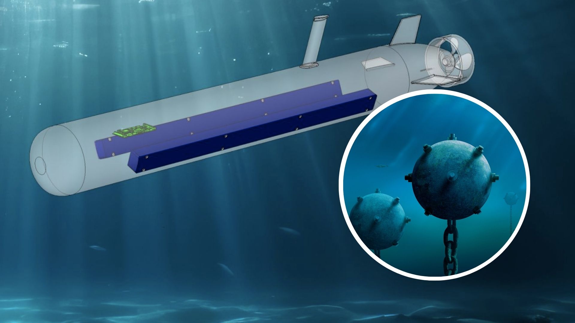 Unmanned underwater vehicle that can detect mines, conduct surveys unveiled by US firm