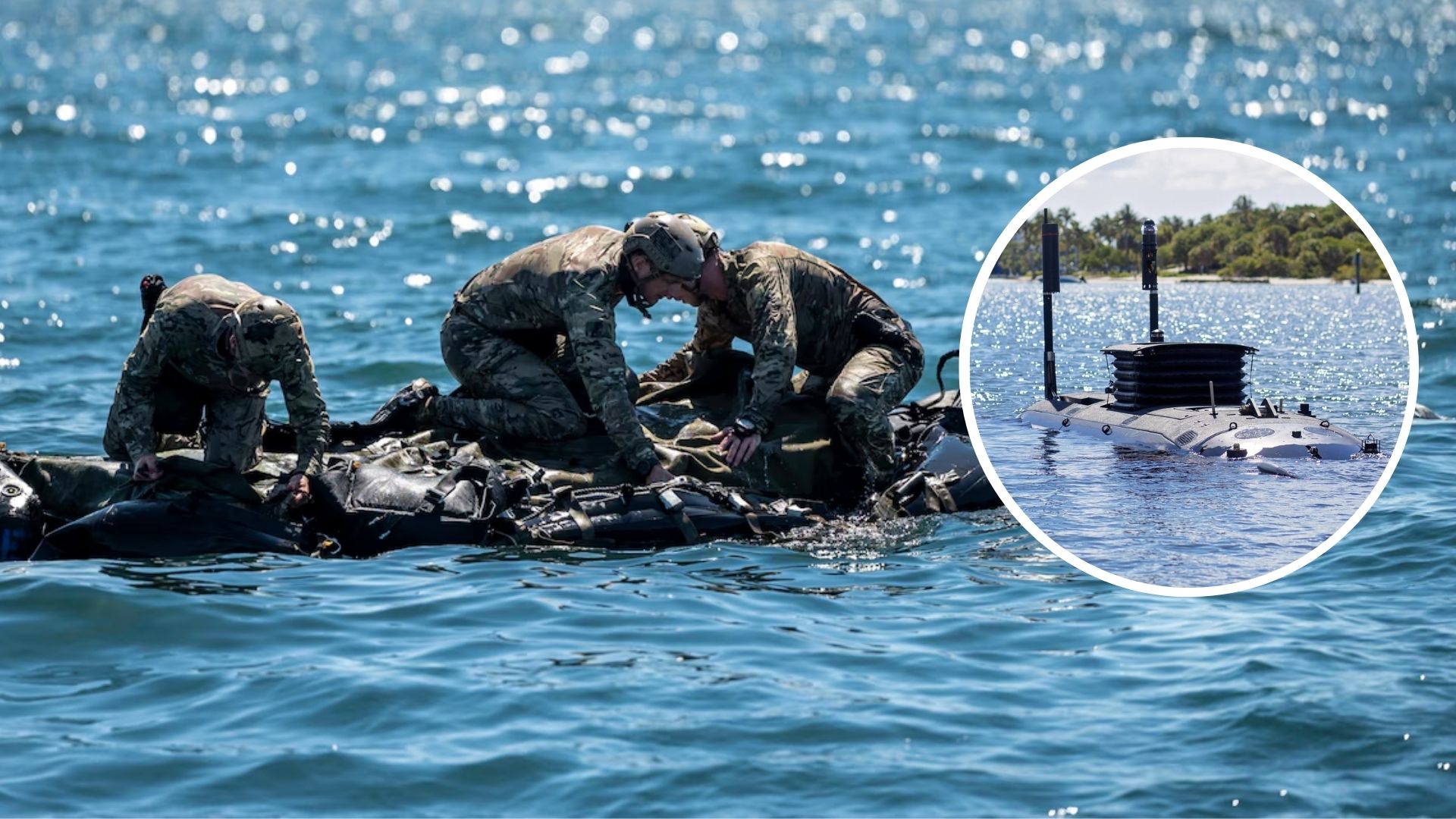 US bolsters naval warfare, submarines loaded with Navy SEALs work with unmanned vehicles