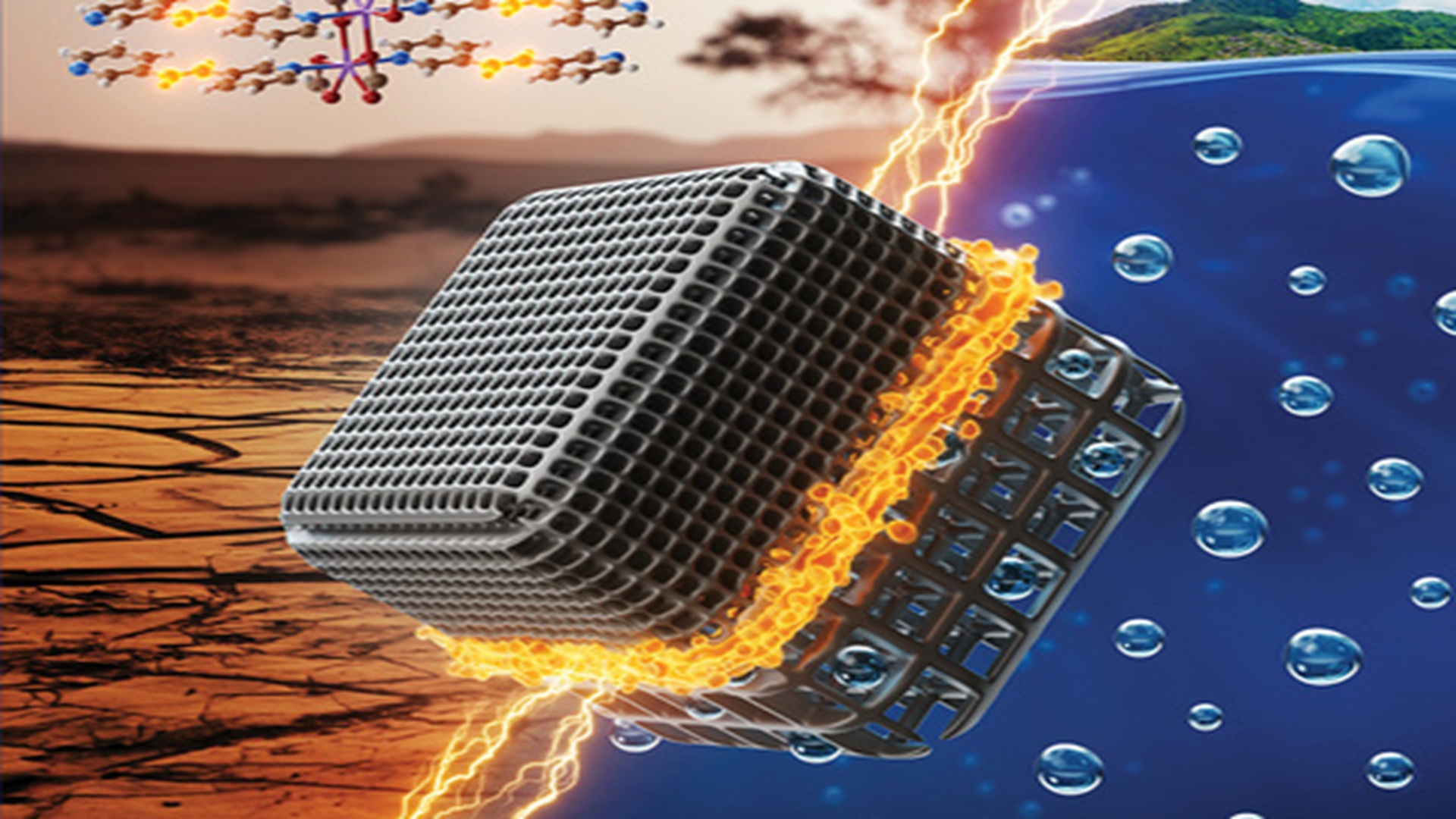 UV-triggered material harvests water from air by reshaping crystals into moisture traps