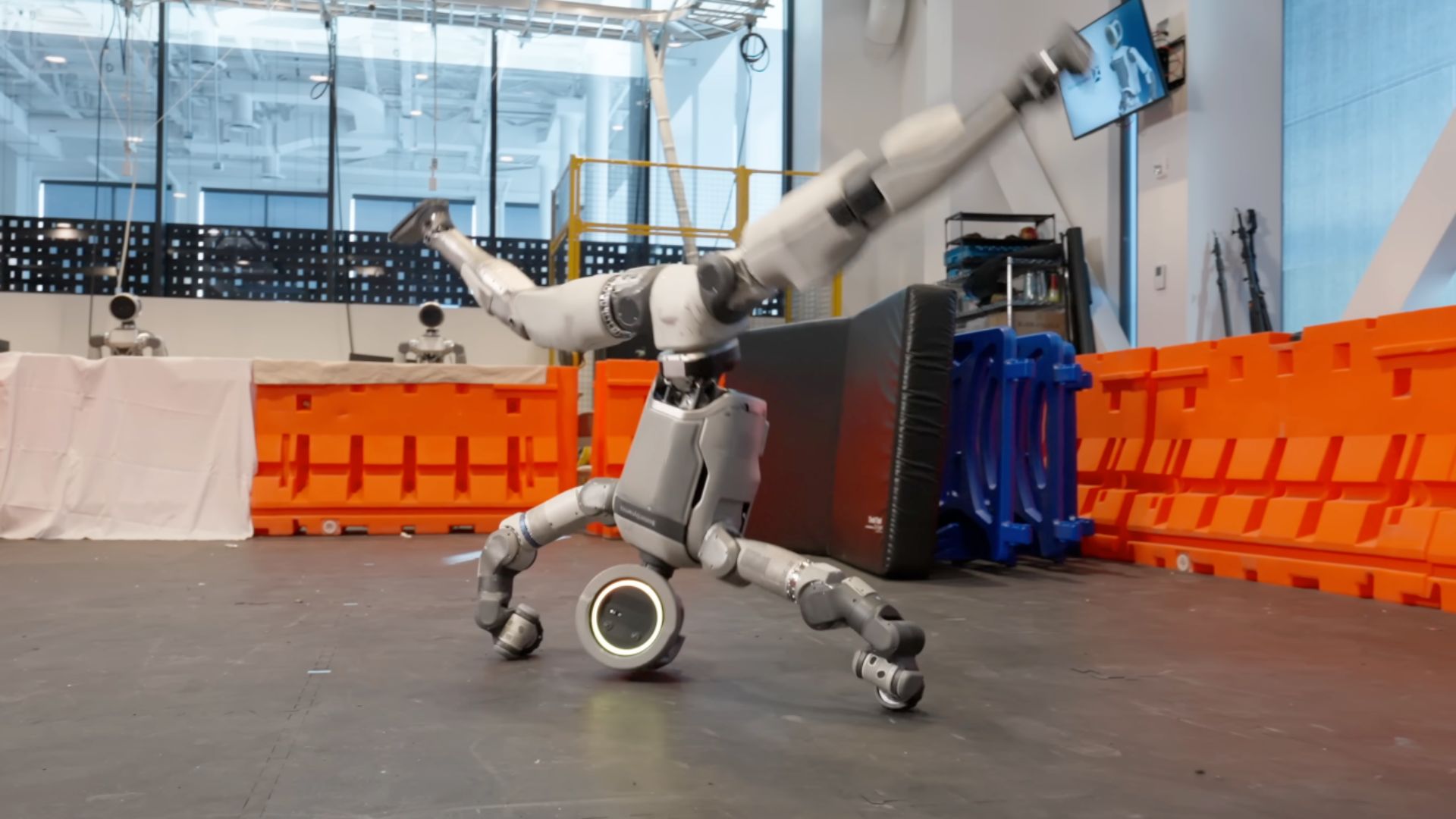 Watch Boston Dynamics’ Atlas humanoid robot amazes with flawless handstand