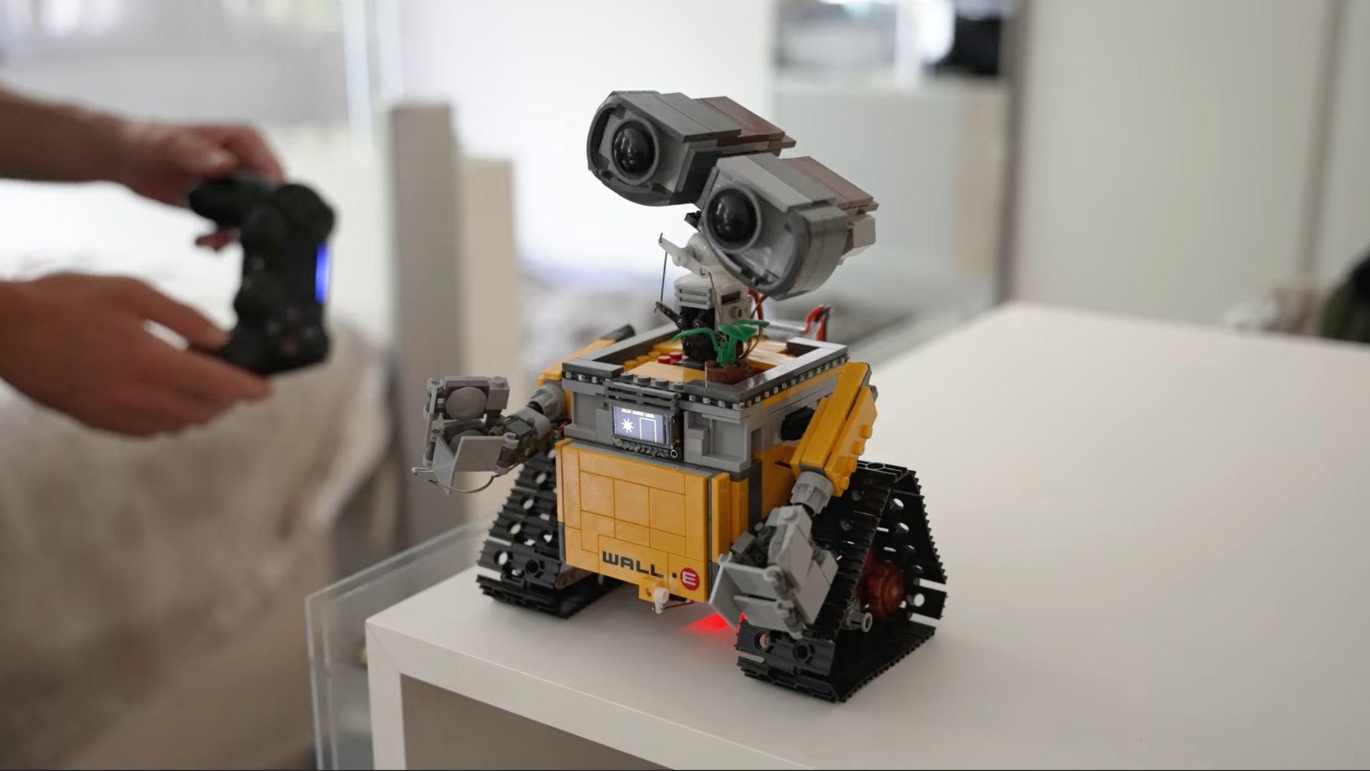 Watch: YouTuber turns LEGO WALL-E into real robot with sounds, gyros, and 2,000V taser