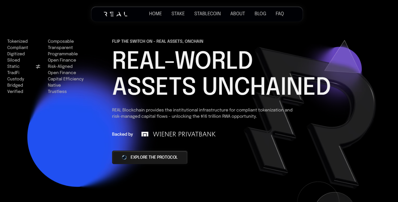 What is Real Finance Blockchain? An Overview.