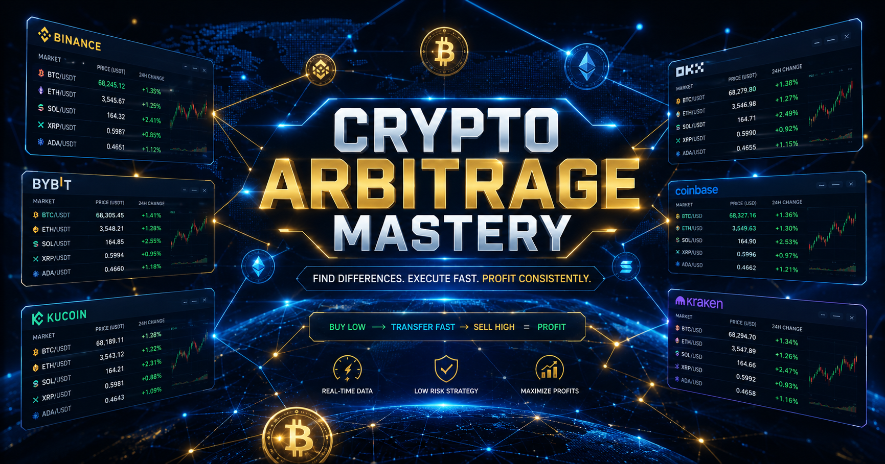 Why Smart Crypto Traders Don’t Predict Price — They Arbitrage It