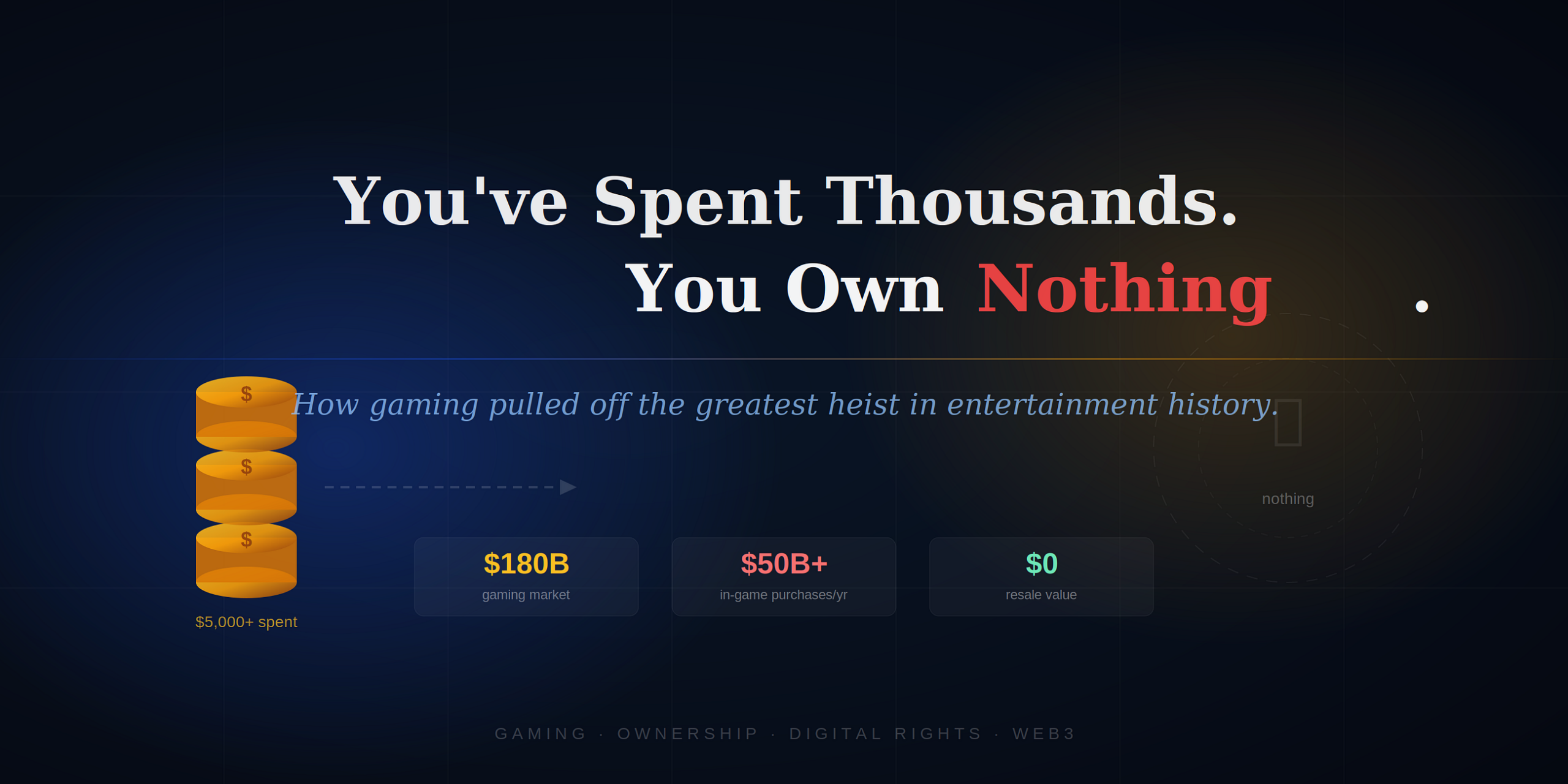 You’ve Spent Thousands on Games. You Own Absolutely Nothing.