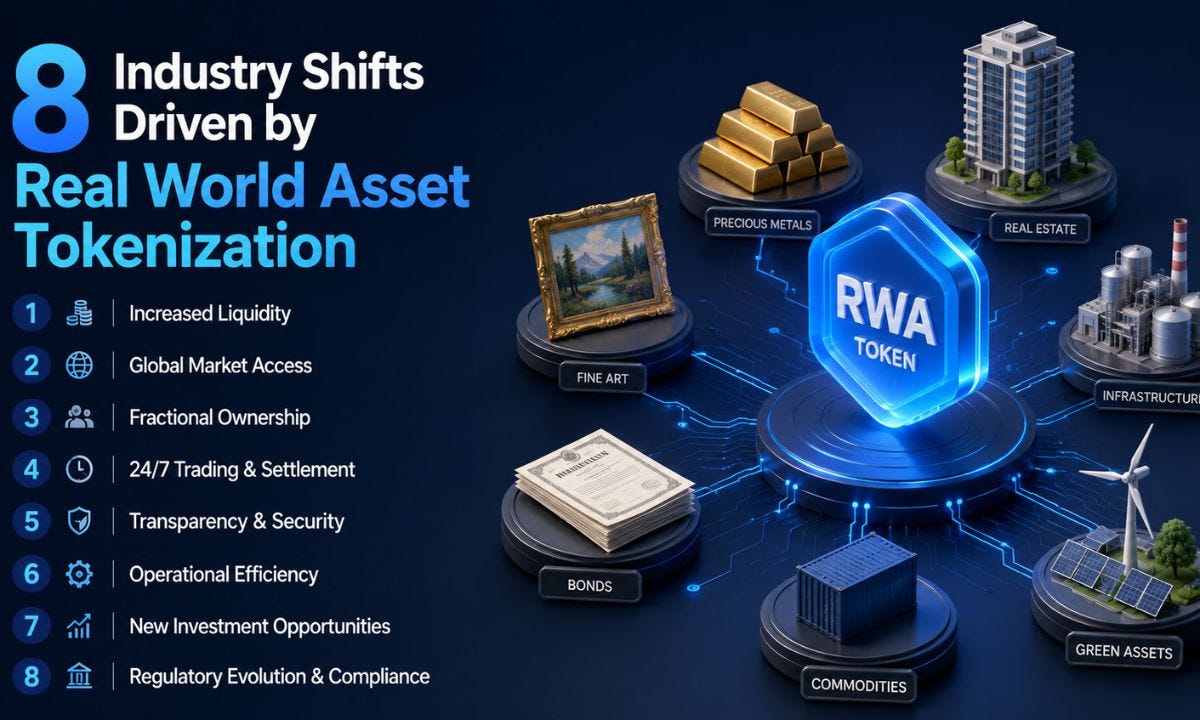 8 Industry Shifts Driven by Real World Asset Tokenization