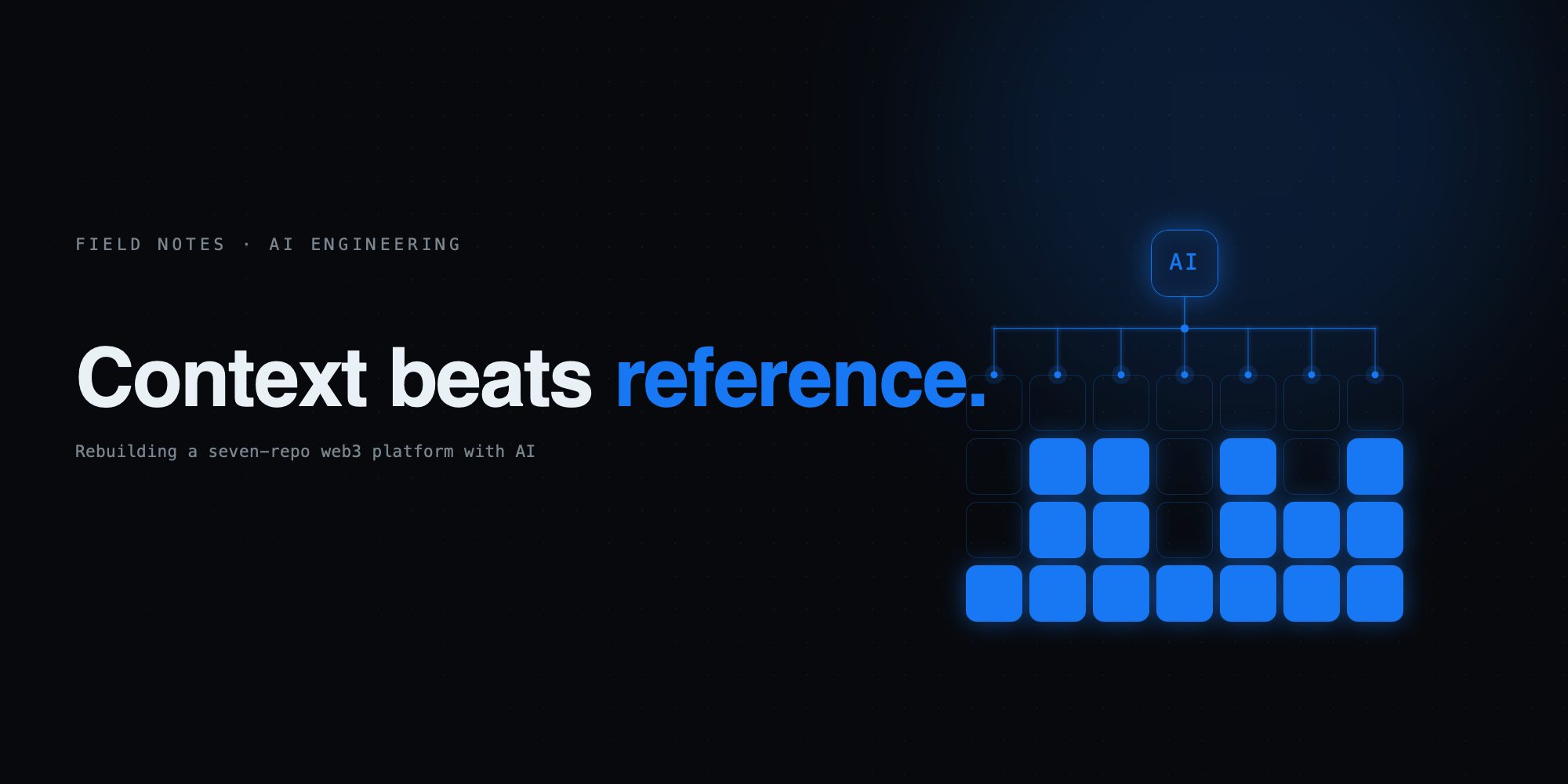 AI Breathes New Life into a Seven-Repo Platform with a Four-Year-Old Design