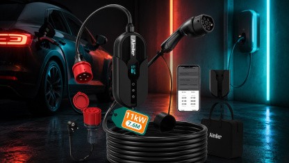 Anzeige: Aimiler mobile Wallbox 11kW mit App und Kabel noch bis Sonntag zum Amazon-Tiefpreis
