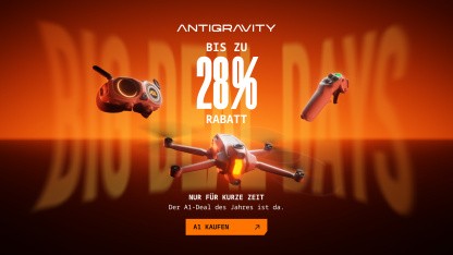 Anzeige: Big Deal Days bei Antigravity – 360°-Drohne A1 für nur 999 Euro sichern