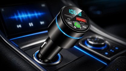 Anzeige: Bluetooth-Adapter mit Freisprechfunktion für Zigarettenanzünder jetzt unter 17 Euro