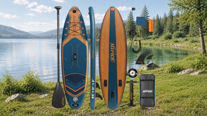 Anzeige: SUP-Board mit Zubehör zum reduzierten Prime-Day-Preis