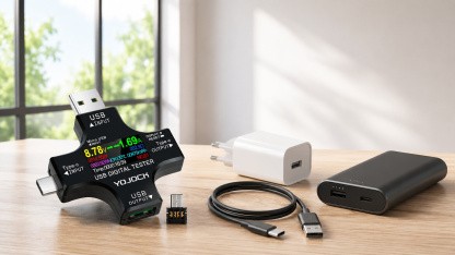 Anzeige: USB-Tester für Kabel, Ladegerät, Powerbank für nur 16,98 Euro