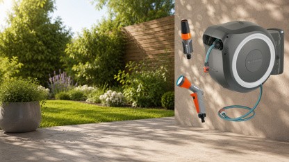 Anzeige: Wand-Schlauchbox von Gardena mit Zubehör günstig am Prime Day