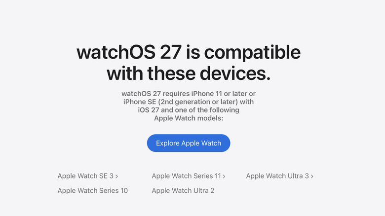 Apple is dropping support for some pretty modern Watch models