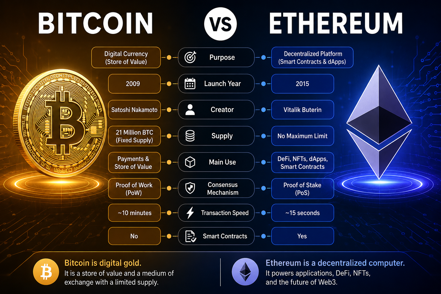 Bitcoin vs. Ethereum: Which Is Better for Beginners?