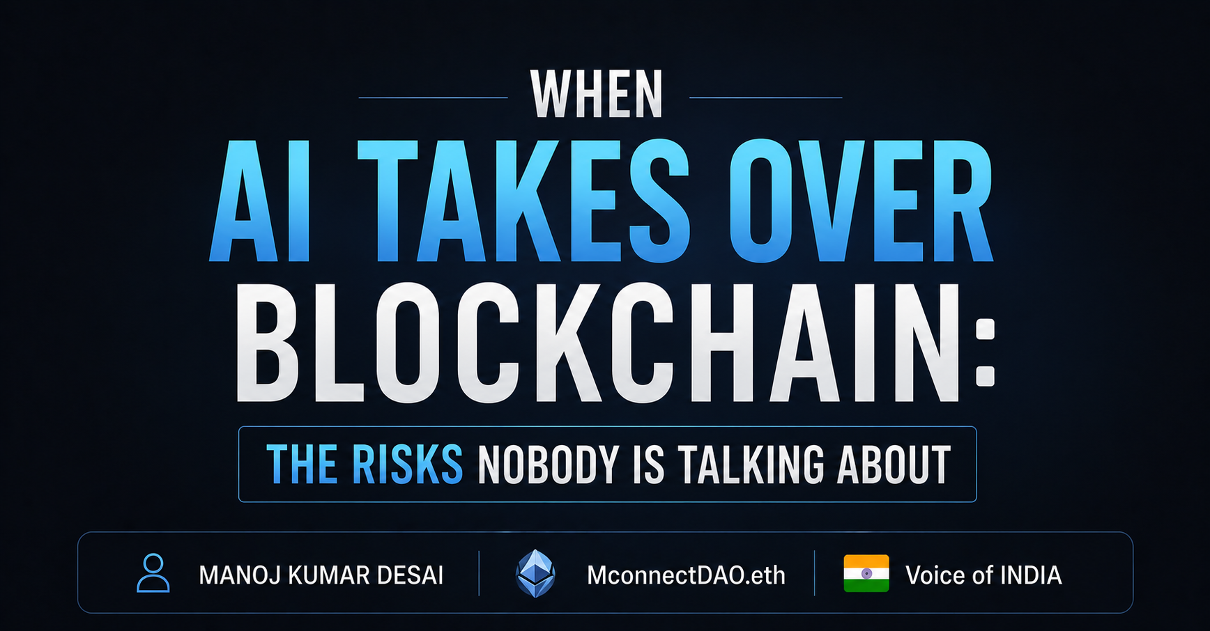 Blockchain promised us one thing No Middle Man.