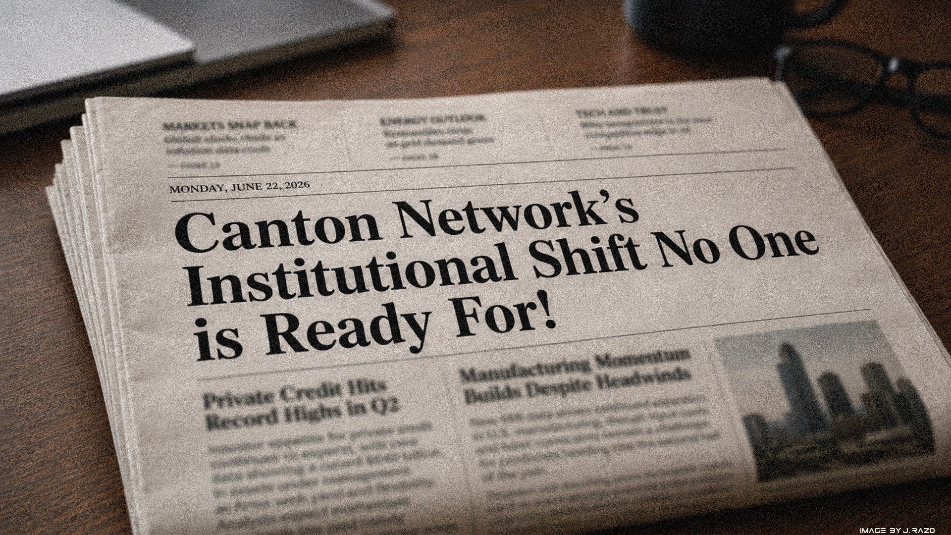Canton Network and the Institutional Shift in Finance.