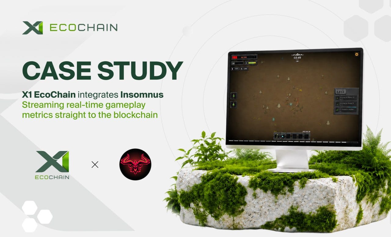 Case Study — X1 EcoChain × Insomnus: Delivering True Digital Ownership via Tokenized Game…