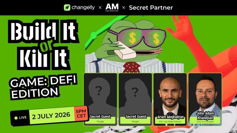 Changelly’s Build It or Kill It: DeFi Edition—Web3’s Top Speakers Decide What’s Worth Building on July 2