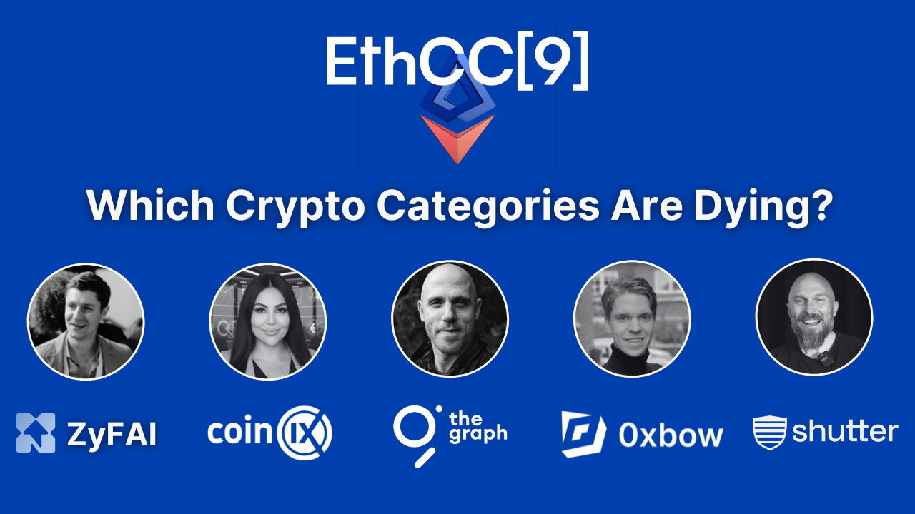 coinIX at EthCC9: Which Crypto Categories Are Dying?
