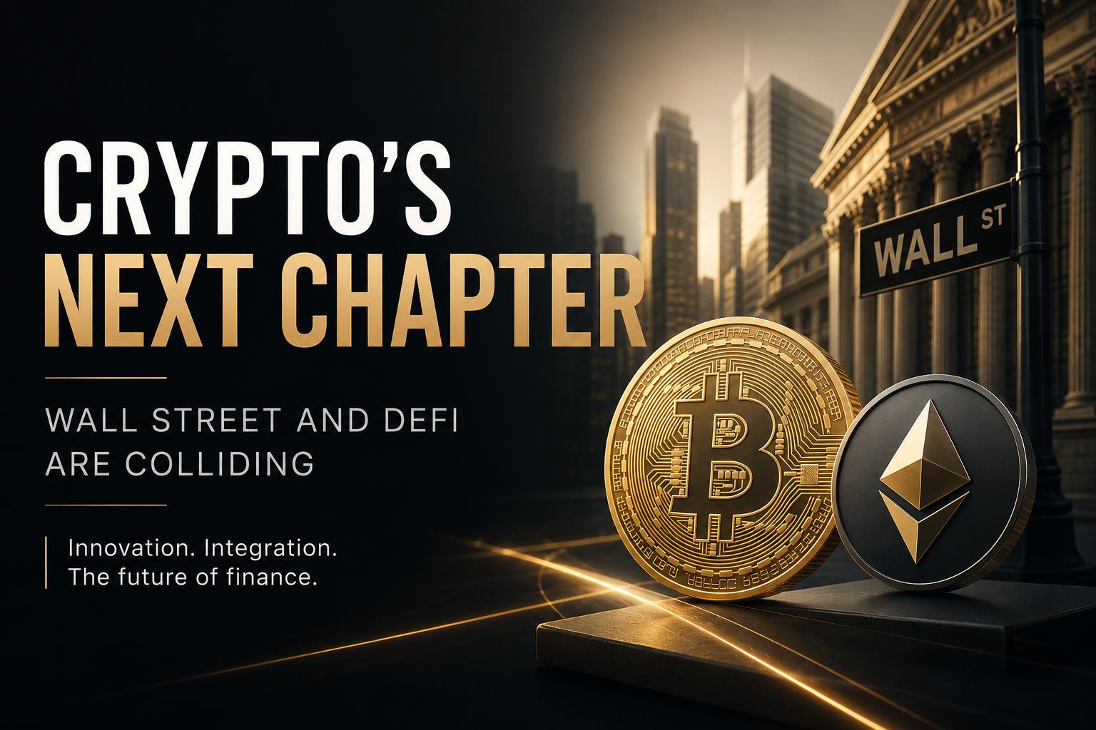 Crypto’s Next Chapter: Wall Street and DeFi Are Colliding