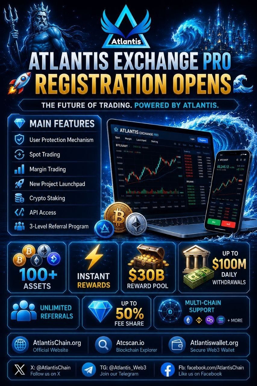 Регистрация в Atlantis Exchange Pro открыта!