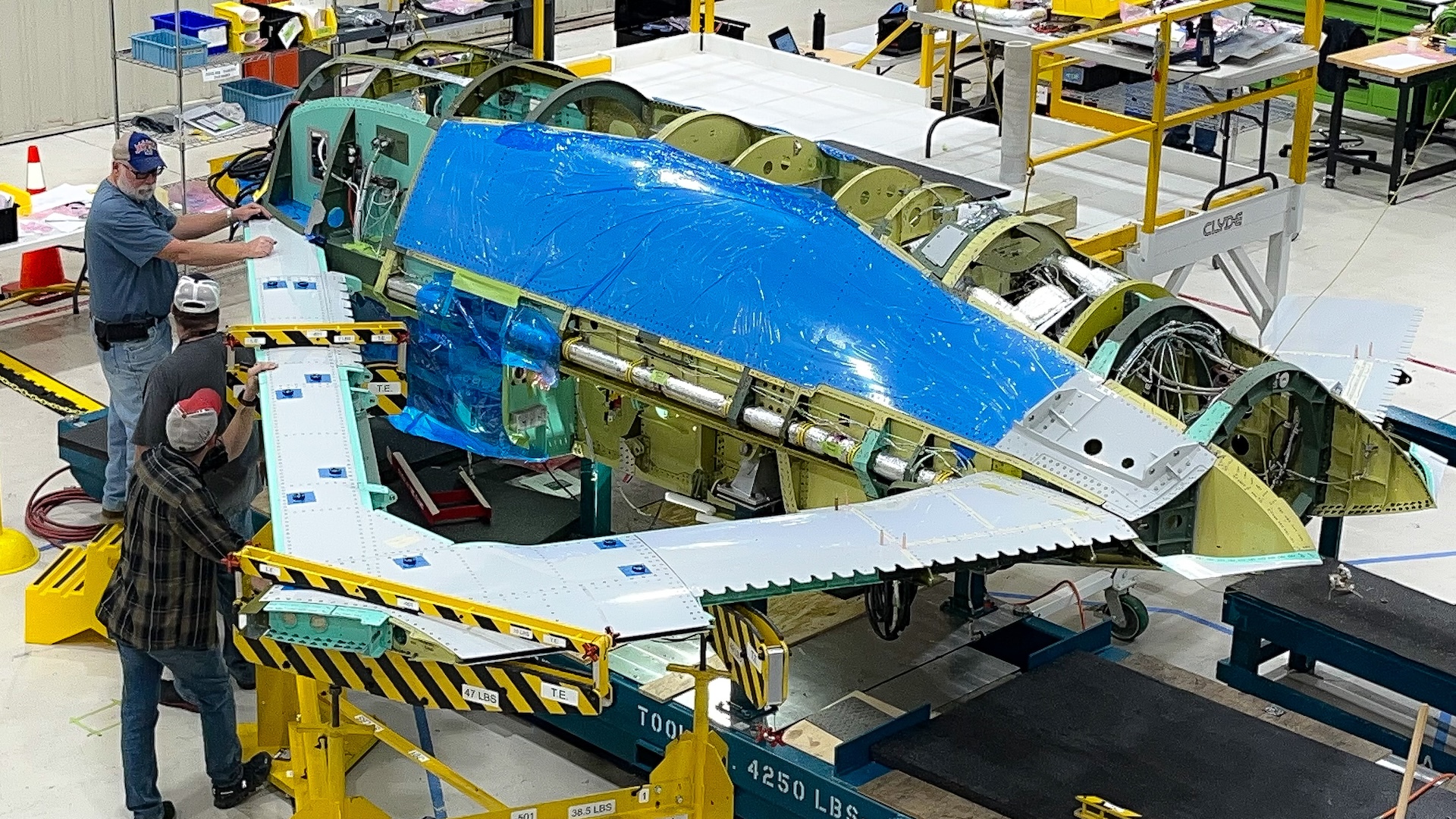 DARPA’s X-plane designed to maneuver with bursts of air gets new wings attached