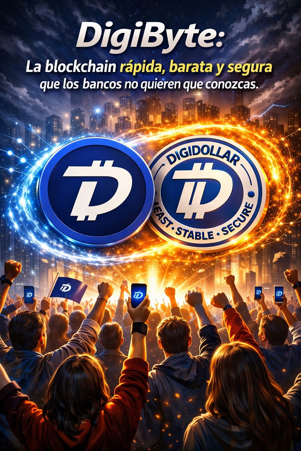 DigiByte: La blockchain rápida, barata y segura que los bancos no quieren que conozcas.