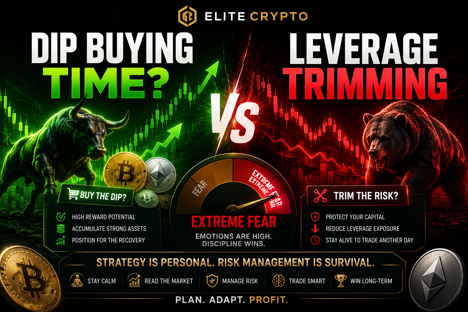 Dip Buying Time?” vs. “Leverage Trimming” in Extreme Fear: The Definitive Trader’s Guide