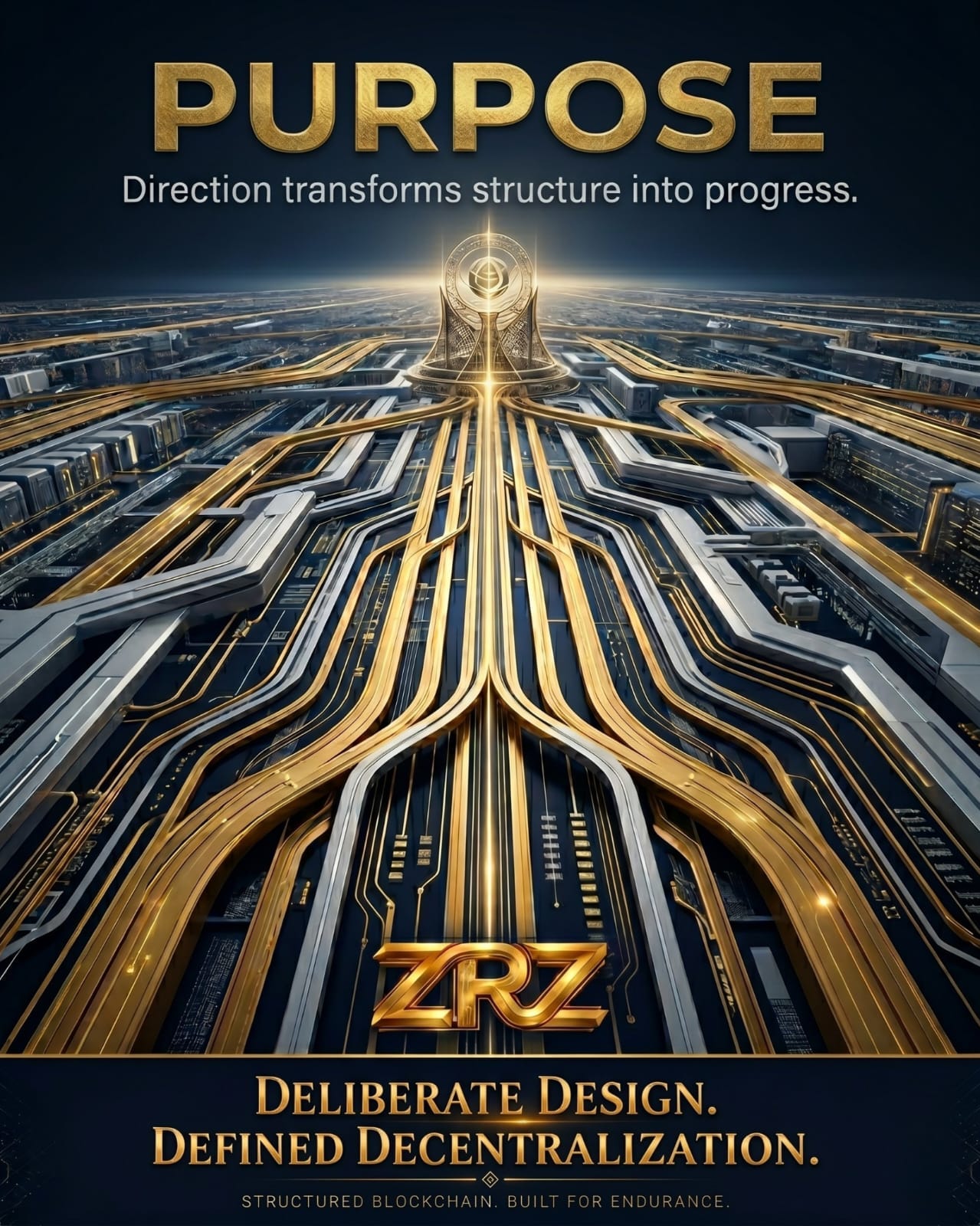 Direction transfers structure into progress.