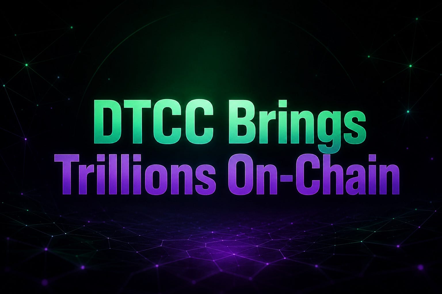 DTCC will be partnering with Stellar to connect tokenized stocks, ETFs, and Treasuries to…