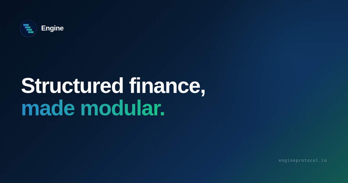 Engine. Structured finance, made modular