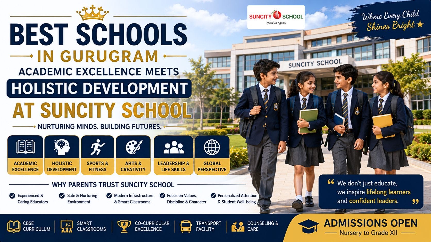 Experience Premium Education At Suncity School, One Of Gurugram’s Best Schools